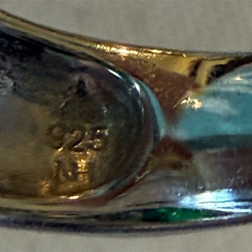 Michael Valitutti Gems En Vogue Czarina Green Quartz Emerald Sterling Ring Sz 9 - Picture 6 of 9